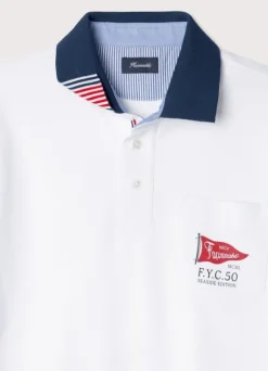 regular fit colour block polo