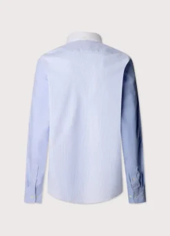 regular fit colour block oxford shirt