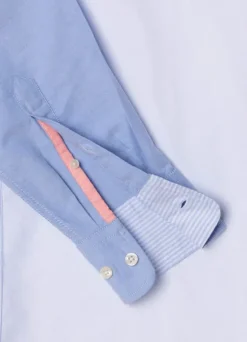 regular fit colour block oxford shirt