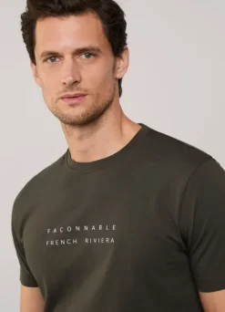 regular fit façonnable t-shirt