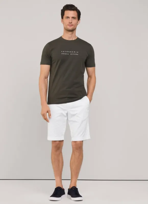 regular fit façonnable t-shirt