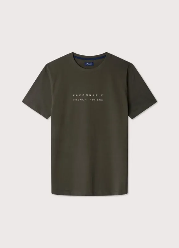 regular fit façonnable t-shirt