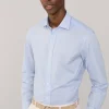 regular fit fil-a-fil shirt