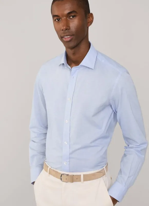 regular fit fil-a-fil shirt