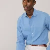 regular fit fil-a-fil shirt