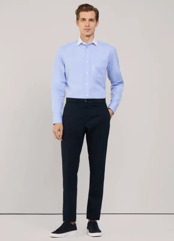 regular fit fil-a-fil shirt