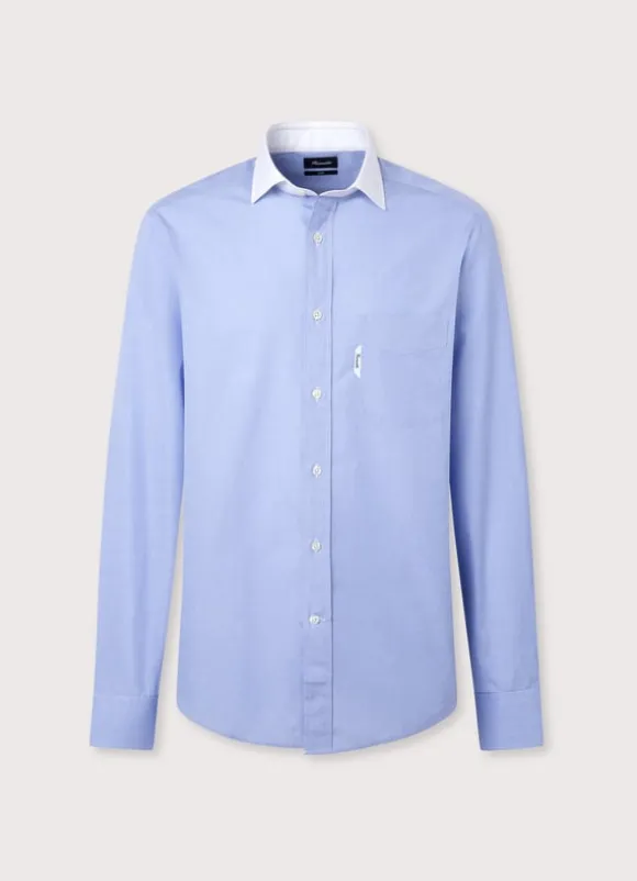 regular fit fil-a-fil shirt