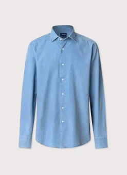regular fit fil-a-fil shirt