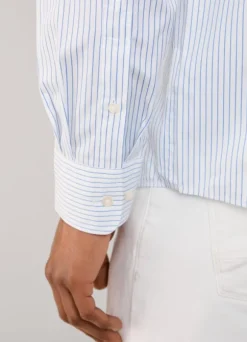regular fit fine striped shirt