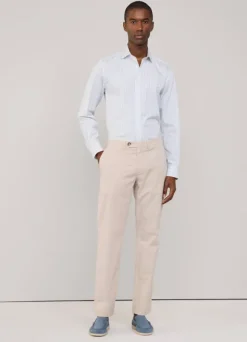 regular fit fine striped poplin shirt