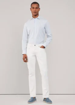 regular fit fine striped shirt