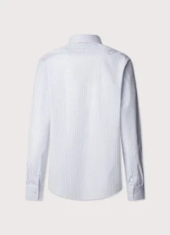 regular fit fine striped shirt