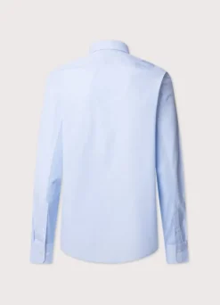 regular fit fine striped poplin shirt