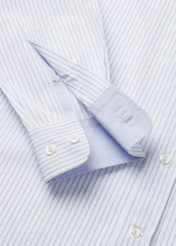 regular fit fine striped shirt