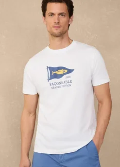 regular fit flag t-shirt