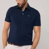 regular fit front pocket polo