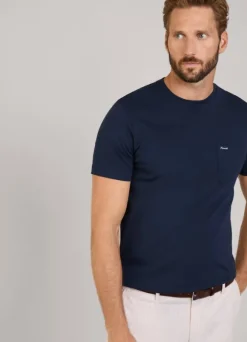 regular fit front pocket t-shirt