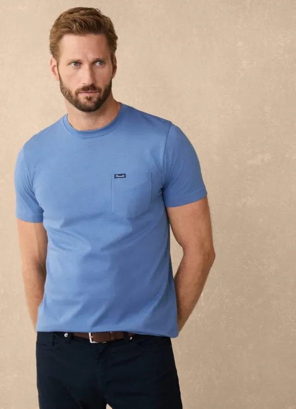 regular fit front pocket t-shirt