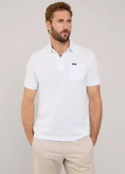 regular fit front pocket polo
