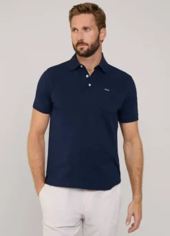regular fit front pocket polo