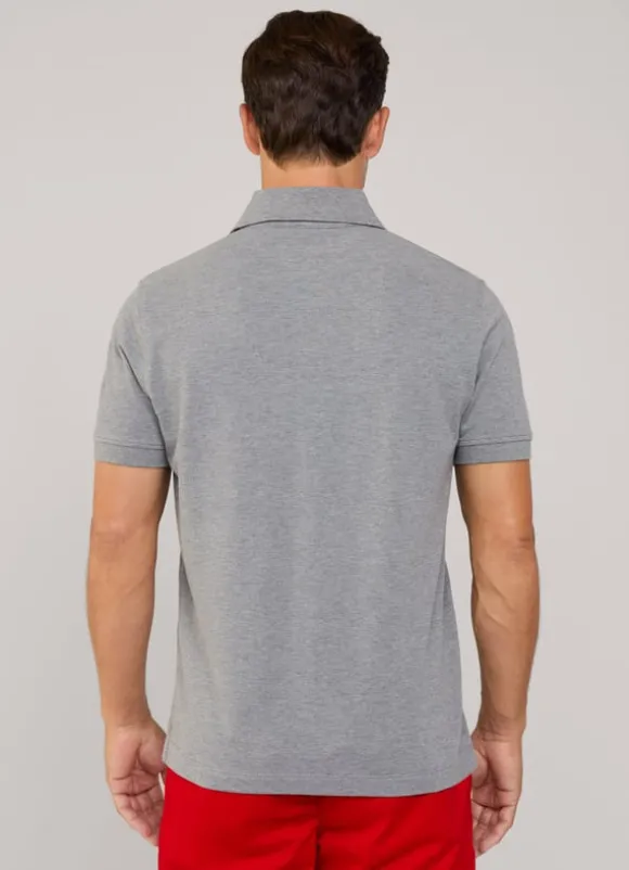 regular fit front pocket polo
