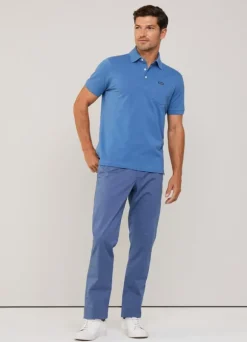 regular fit front pocket polo