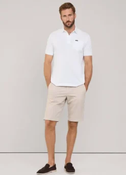 regular fit front pocket polo