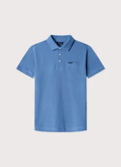 regular fit front pocket polo
