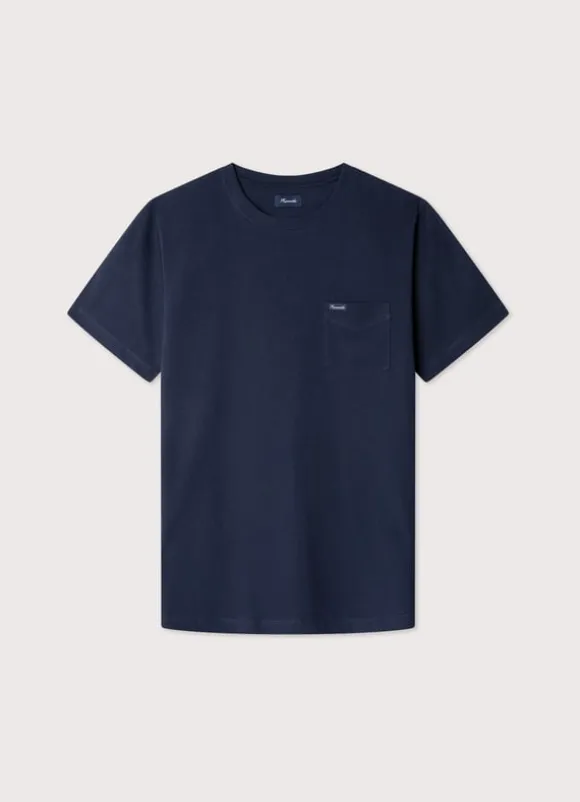 regular fit front pocket t-shirt