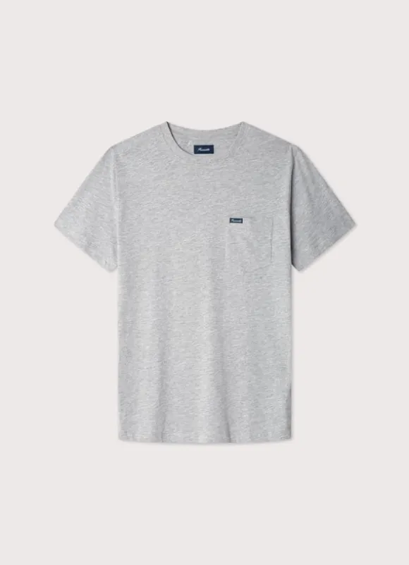 regular fit front pocket t-shirt