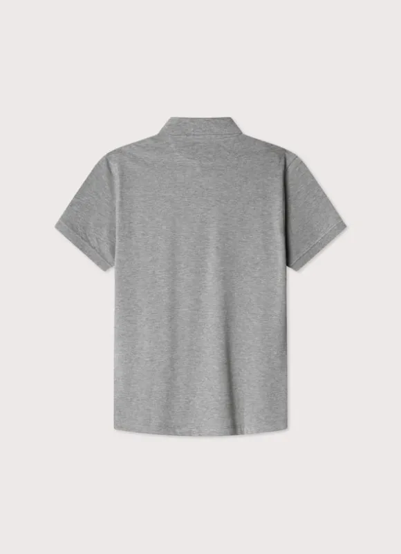 regular fit front pocket polo