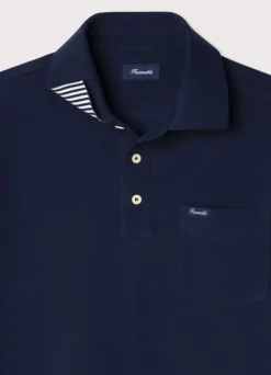 regular fit front pocket polo