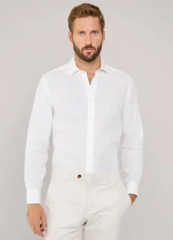 regular fit linen shirt