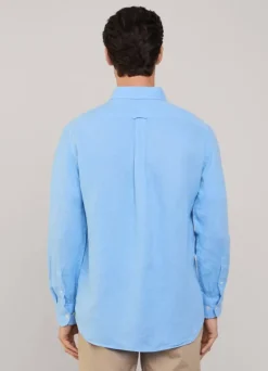 regular fit linen shirt