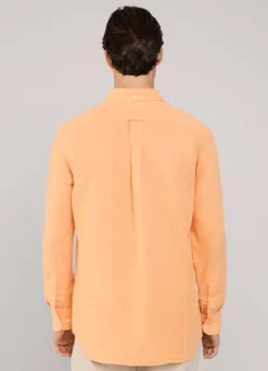 regular fit linen shirt