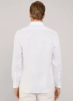 regular fit linen shirt
