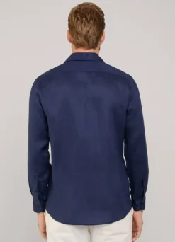 regular fit linen shirt