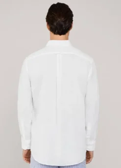 regular fit linen shirt