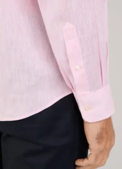 regular fit linen shirt