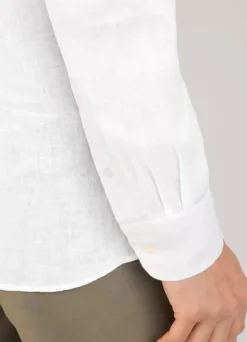regular fit linen shirt