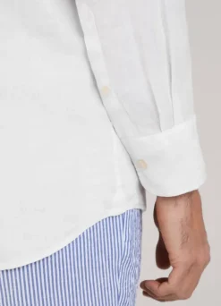 regular fit linen shirt