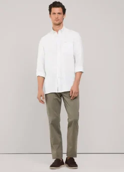 regular fit linen shirt