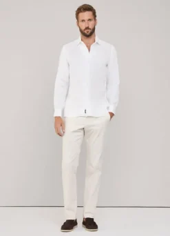 regular fit linen shirt