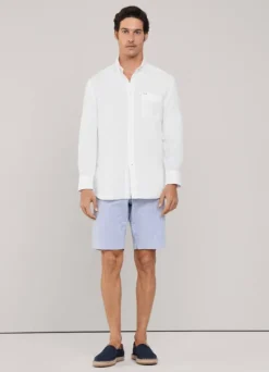 regular fit linen shirt