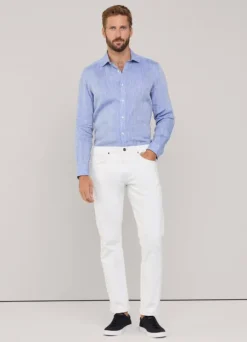 regular fit linen shirt
