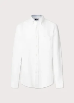 regular fit linen shirt