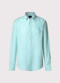 regular fit linen shirt