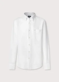 regular fit linen shirt