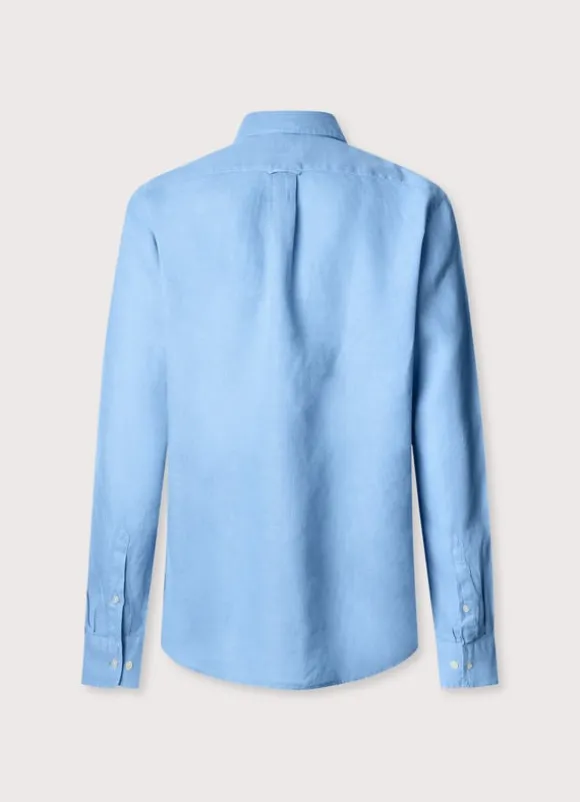 regular fit linen shirt