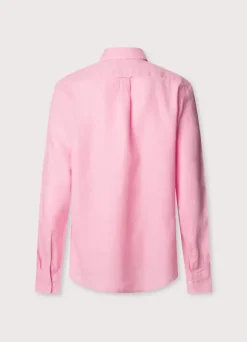 regular fit linen shirt